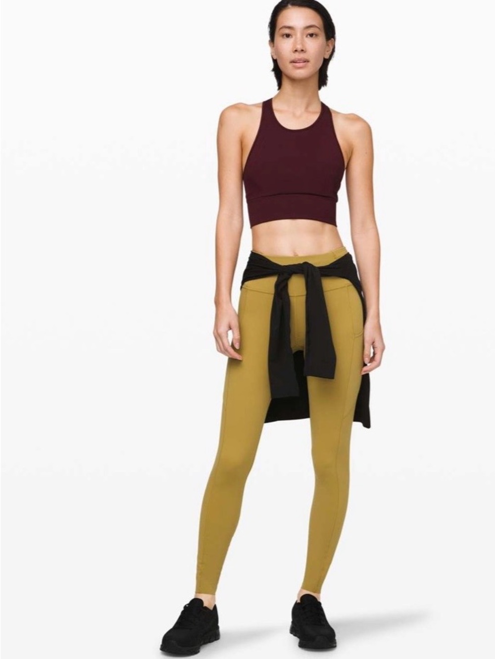 Lululemon Fast and Free High-Rise 28 Non-Reflective Suede W5CFSS grape leaf sz 8 - Picture 2 of 10